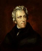 Born in the backwoods settlement of Waxhaw, South Carolina on March 15, 1767, Andrew Jackson received sporadic education. But in his late teens he read law for about two years, and he became an outstanding young lawyer in Tennessee. Fiercely jealous of his honor, he engaged in brawls, and in a duel killed a man who cast an unjustified slur on his wife Rachel. A major general in the War of 1812, Jackson became a national hero when he defeated the British at New Orleans. The Masonic record of Brother Jackson has not been located though there is no doubt he was a Mason. He appears to have been a member of St. Tammany Lodge No. 29, Nashville, Tennessee, as early as 1800. The lodge name was later changed to Harmony Lodge No. 1 on November 1, 1800. Brother Jackson is officially listed as a member in the Lodge Returns to the Grand Lodge of Tennessee for 1805. Very active in Freemasonry, Brother Jackson was a Grand Master of Masons in Tennessee, serving from October 1822 until October 1824. Jackson served two terms as President from 1829 until 1837. He died on June 8, 1845 at the Hermitage near Nashville, Tennessee.