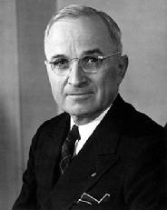 Harry S. Truman was born in Lamar, Missouri, in 1884. He grew up in Independence, and for 12 years prospered as a Missouri farmer. He went to France during World War I as a captain in the Field Artillery. Returning, he married Elizabeth Virginia Wallace, and opened a haberdashery in Kansas City. A very active Freemason, Truman received his Masonic degrees in Belton Lodge No. 450 in Grandview, Missouri in 1909. In 1911, Truman and several other Masons organized Grandview Lodge No. 618 and Truman served as the first Master of the Lodge. In 1940, Truman was elected Grand Master of the Grand Lodge of Missouri and would serve as such until October 1941. Truman became a U.S Senator in 1934 and was active in monitoring the war effort while in the Senate. Brother Franklin D. Roosevelt chose Truman to be his Vice-Presidential candidate in the 1944 elections, which Roosevelt won. During his few weeks as Vice President, Truman scarcely saw President Roosevelt, and received no briefing on the development of the atomic bomb or the unfolding difficulties with Soviet Russia. Suddenly these and a host of other wartime problems became Truman's to solve when, on April 12, 1945, he became President upon the death of Roosevelt. He told reporters, "I felt like the moon, the stars, and all the planets had fallen on me." As President, Truman made some of the most crucial decisions in history. Soon after V-E Day, the war against Japan had reached its final stage. An urgent plea to Japan to surrender was rejected. Truman, after consultations with his advisers, ordered atomic bombs dropped on cities devoted to war work. Two were Hiroshima and Nagasaki. The Japanese surrender quickly followed in 1945. In 1948, campaigning against the backdrop of crises in foreign affairs around the globe, Truman won a term as President in his own right. Deciding not to run for a second term, Truman retired from the Presidency in 1953 and returned to Independence, Missouri where he died on December 26, 1972 at the age of 88.